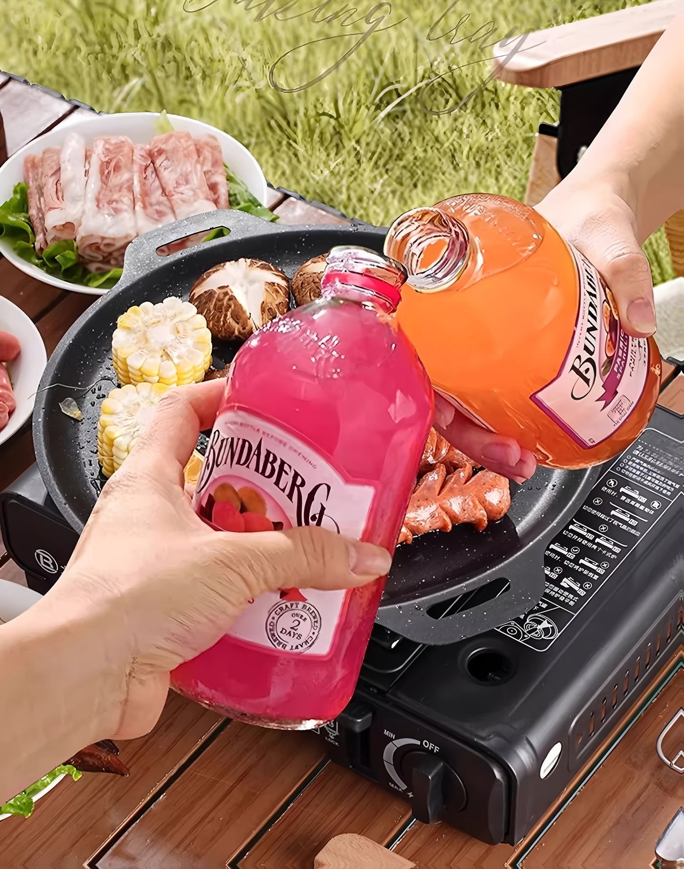 Korean Grill Pan with 6 Non-Stick Coated Layers, Smokeless Round Frying Stone Plate, Suitable for Induction Cooker, Gas Stove, Outdoor Camping, Indoor or Outdoor Barbecue, Party Birthday Gift