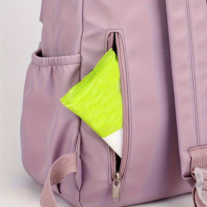 Stylish And Attractive Women'S Backpack in a Simple Korean Design, Perfect for And Versatile for Any Outfit. [Zipper Pull Direction Random]