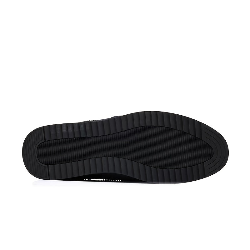 [Versatile Casual Shoes] Versatile Plus Size Men's Casual Shoes | Korean Style, Soft Sole Lace-up Rubber Sole Wedding Everyday Shoes