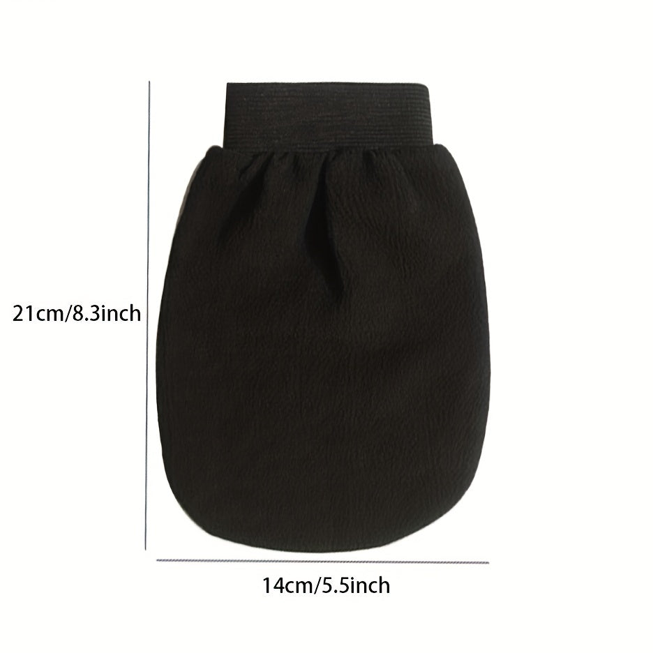 Korean Exfoliating Mitts - Visibly Lift Away Dead Skin, Great for Spray Tan Removal or Keratosis Pilaris - 100% Viscose Fiber