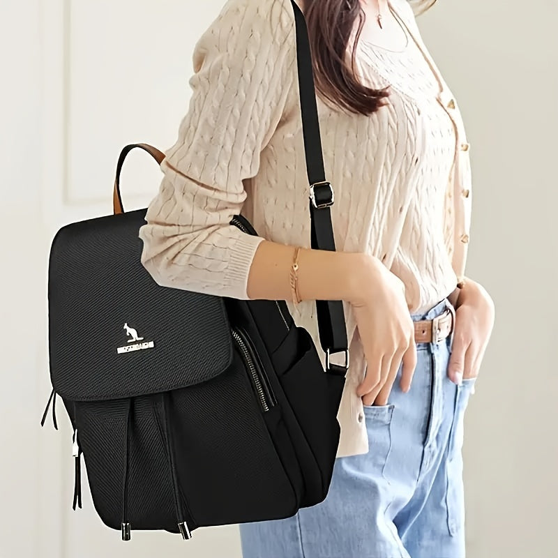 2024 New Korean-Style Versatile Fashionable Large Capacity Backpack for Women, Ideal for Casual Travel