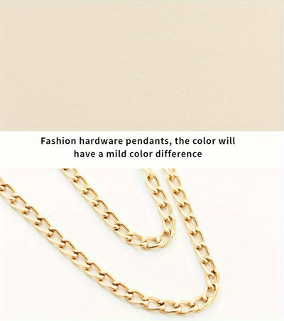 Elegant Korean Fashion Crossbody Bag with Sequins, Lightweight Polyester-Lined Handbag with Metal Chain, Versatile for Daily Use & Travel, Ideal for Birthday, Thanksgiving, Halloween, Christmas Gifts