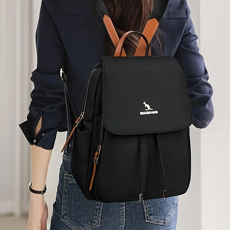 2024 New Korean-Style Versatile Fashionable Large Capacity Backpack for Women, Ideal for Casual Travel