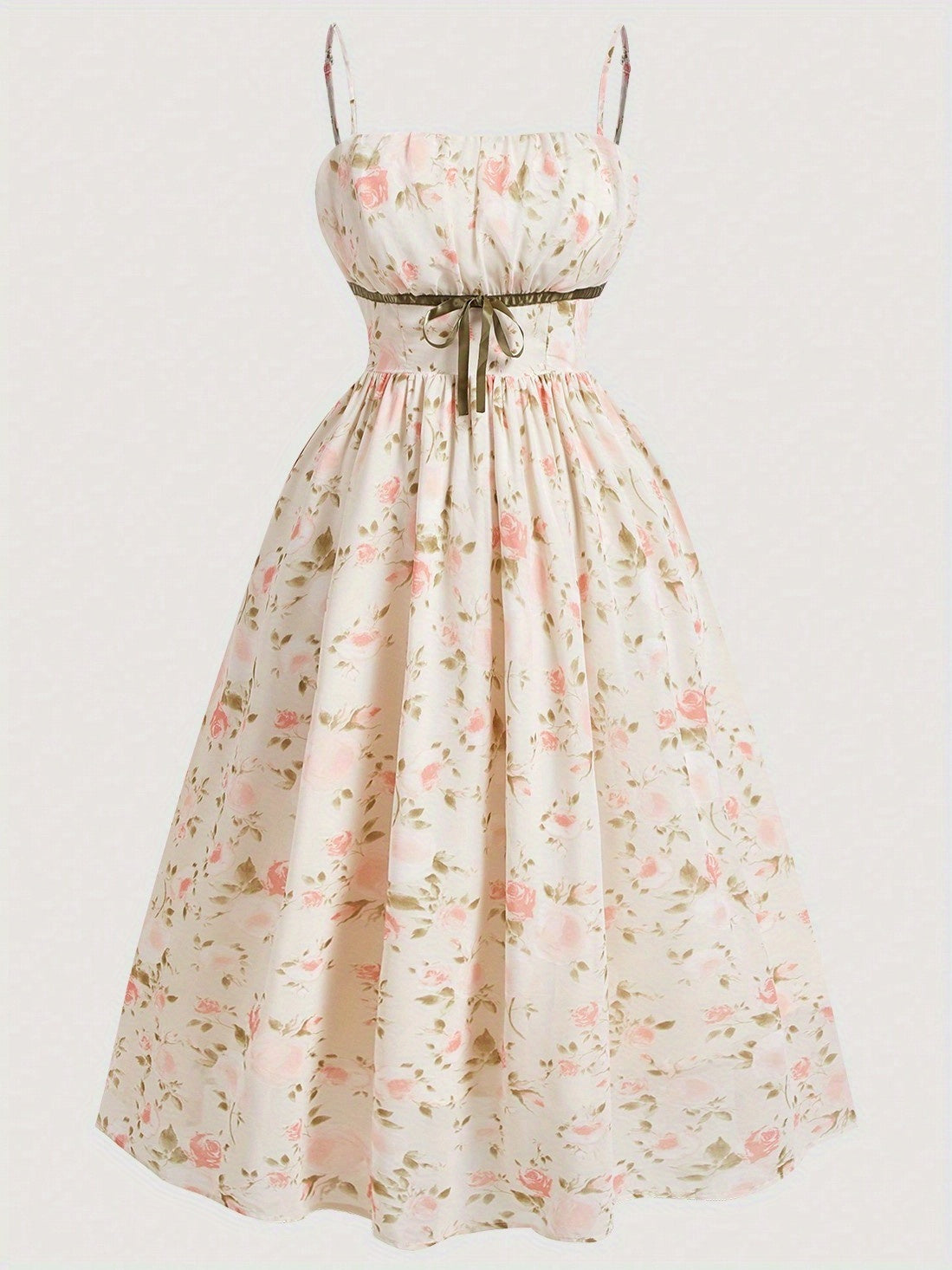 Floral Print A-Line Dress