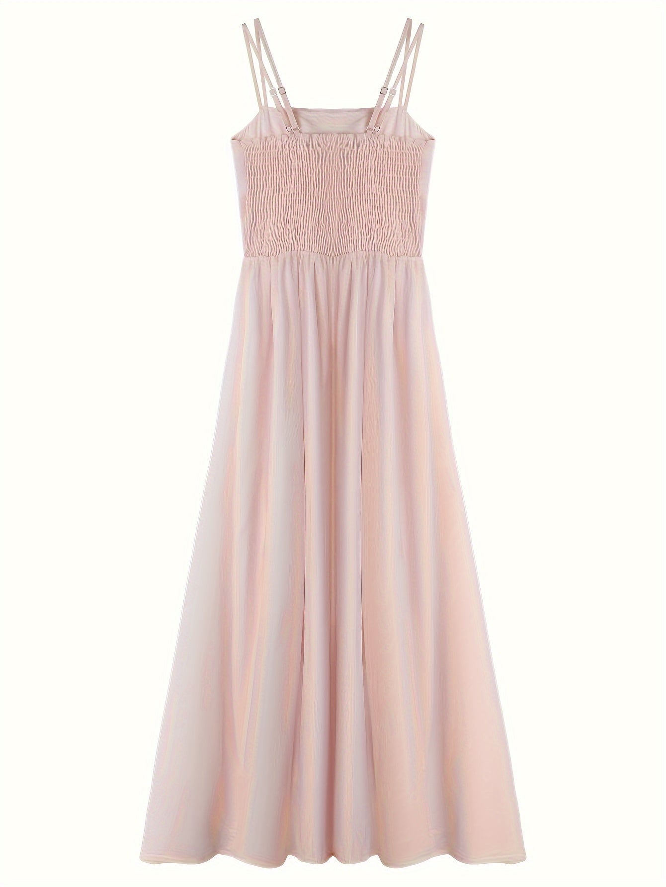 Korean-style Trendy Design Temperament Slimming Dating Vacation Pink Body-hugging Dress with Suspenders And Halter Neck