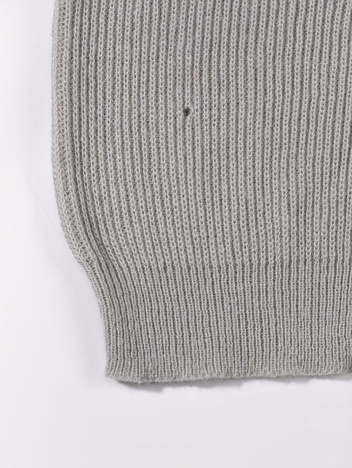 Autumn and Winter Warm Collection, European, American, Japanese, Korean, Loose Casual Bead Pattern, Street Neutral, Men'S and Women'S Knitted, Unique Design, Long Sleeve Short, Falling Shoulder, Simple Sleeve, Pierced Round N