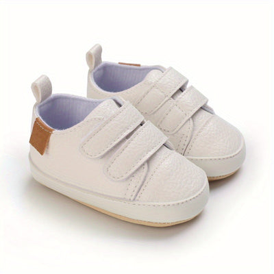 Toddler Baby Sneakers Soft Sole Non-slip Hook And Loop Fastener Shoes First Walkers Crib Shoes Girls And Boys