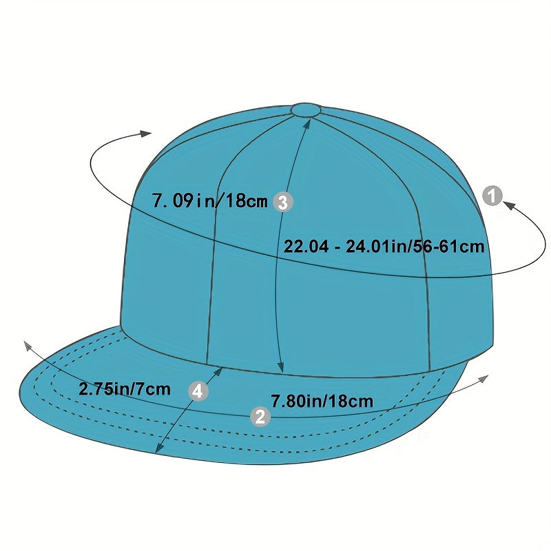 Ideal Choice for Gifts Men's Casual Embroidered Beard Baseball Cap