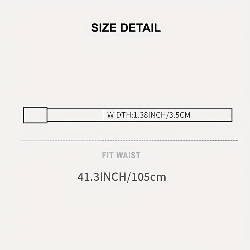 Men's Canvas Belt Women's Elastic Belt Korean Version Elastic Elastic Belt Golf Belt