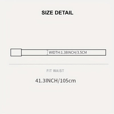 Men's Canvas Belt Women's Elastic Belt Korean Version Elastic Elastic Belt Golf Belt