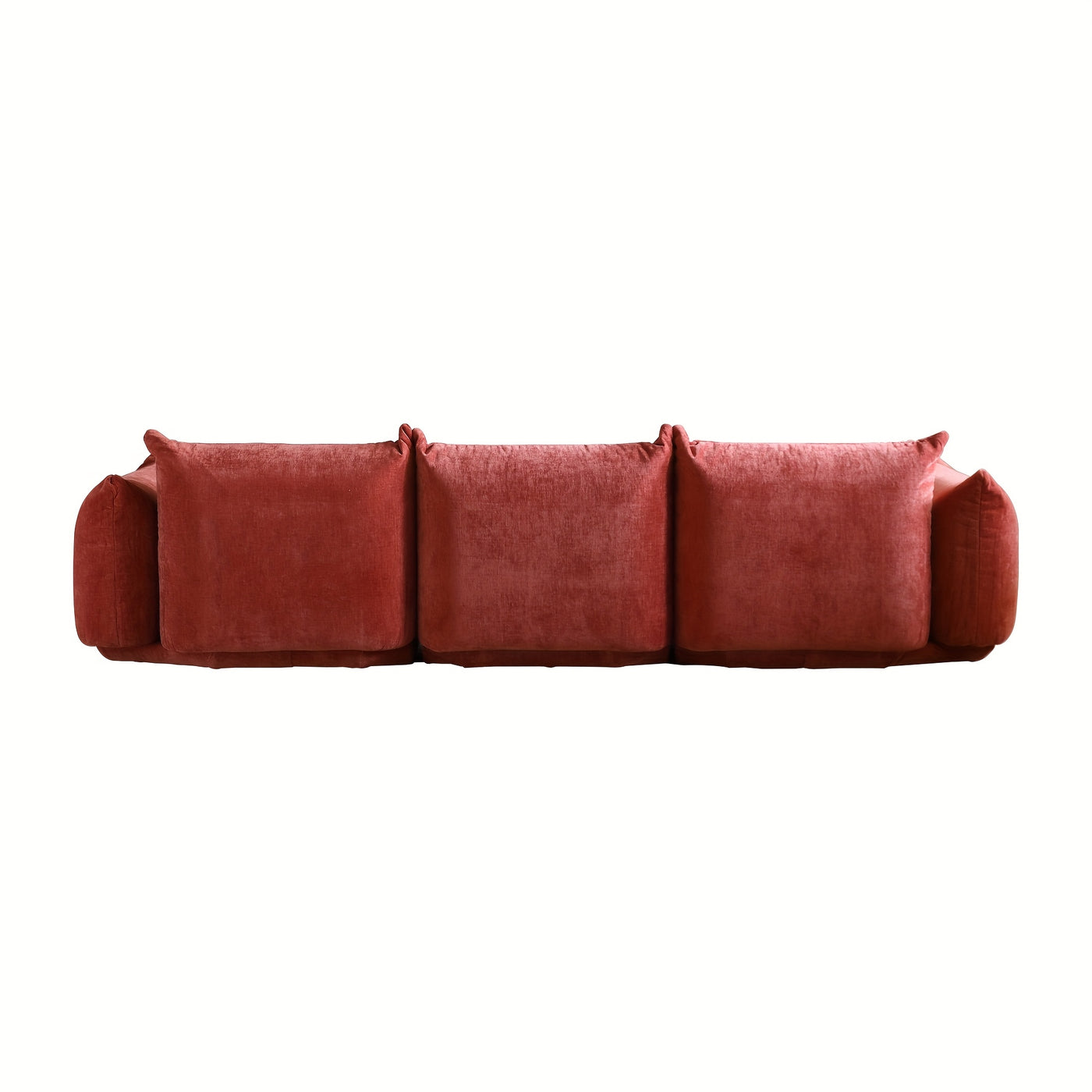 U-Shaped Sectional Sofa, Chenille Minimalist Modular Sofas Couches, 5-Seater Sectionals Couch With Wide Reversible Chaise Ottoman For Living Room Bedroom Office Apartment
