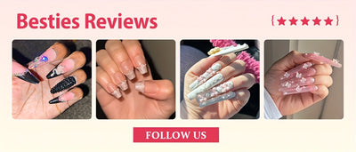 10pcs Y2K Minimalist Japanese & Korean Style Press-On Nails Set - Super Long Coffin Shape with Pink, Red Cherry, Polka Dots, Heart & Bow Knot Designs - Pearlescent Glossy Finish, Elegant & Cute Kawaii Nail Art Kit