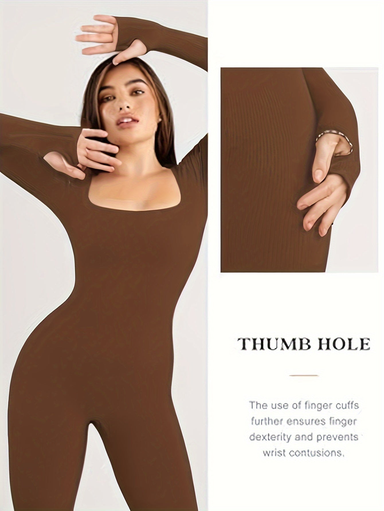 Seamless Long Sleeve Jumpsuit