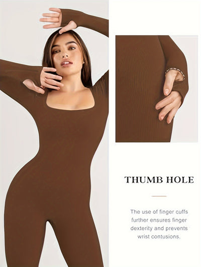Seamless Long Sleeve Jumpsuit