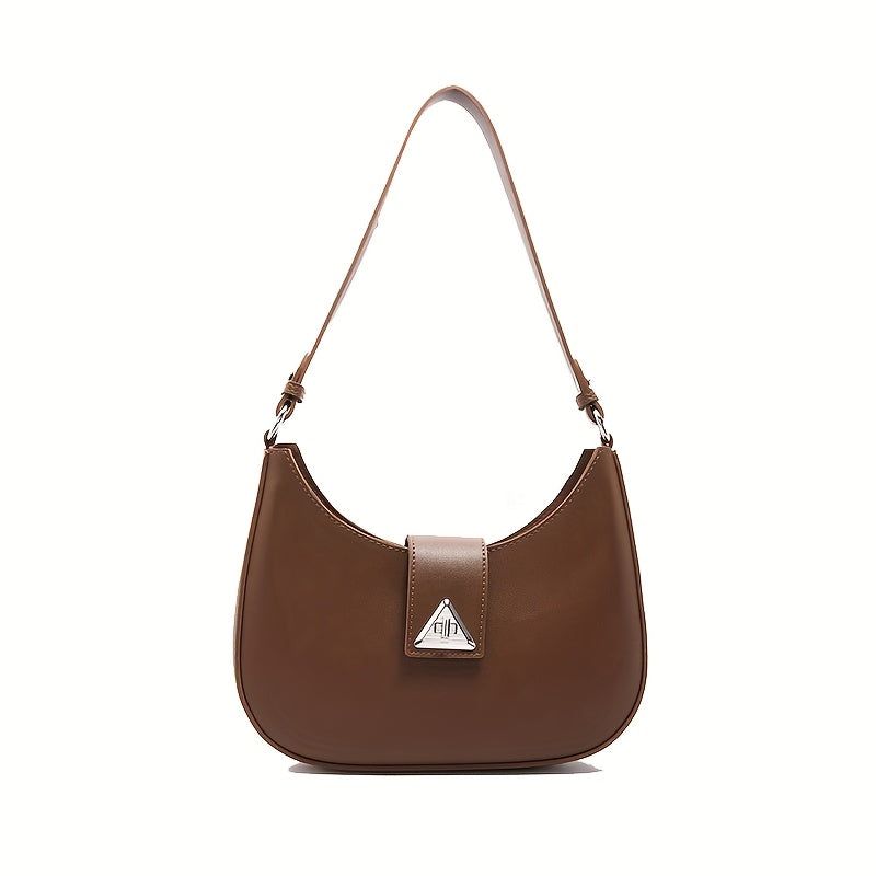 Korean High-end Texture Bag for Women, Fashionable And Versatile, Simple Single Shoulder Underarm Bag, Crescent Shaped Bag for Women