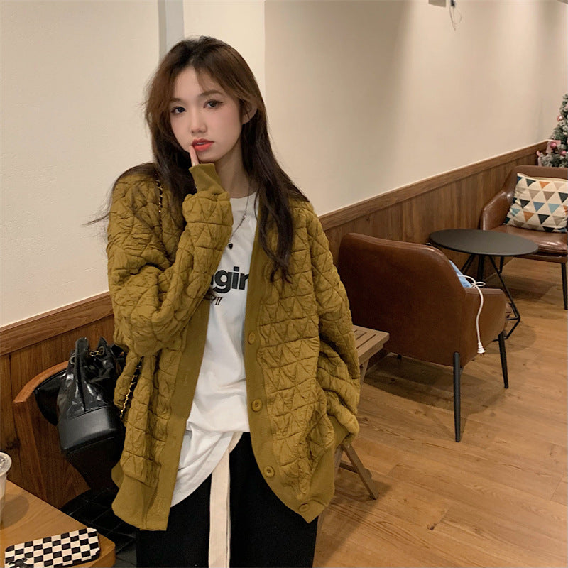 Loose Korean Style Bf Lazy Blouse