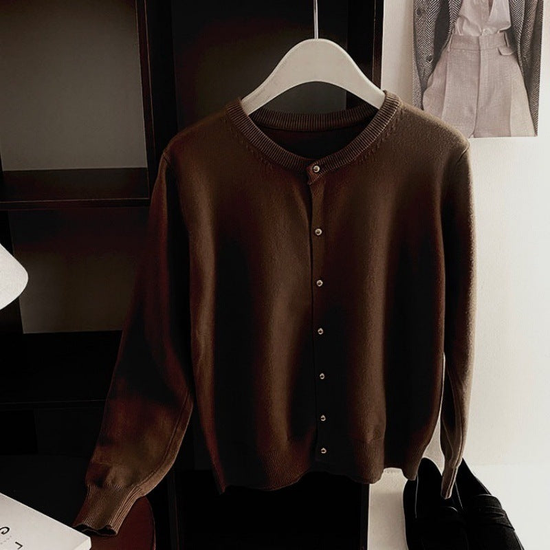 Women's Early Autumn Thin Type Long-sleeved Top