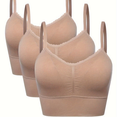 [3pcs] Seamless High-Elasticity Bras