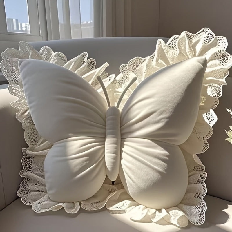 Butterfly shaped throw pillow, bedroom sofa decoration cute cushion, home fun ornament, Bedroom Accent, Home Decor, Butterfly Design, Contemporary Style, Highquality Cushion, Seamless Stitching, Stylish Cushion, Accent Pillow
