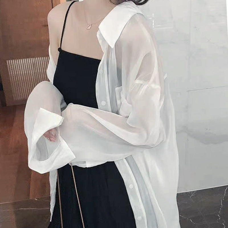 Breathable Small Korean Style Loose Chiffon