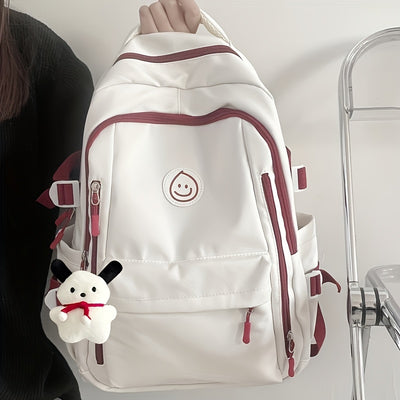 Schoolbag Female Junior High School Student High Capacity Korean Fashion Versatile College Style High School Student Backpack