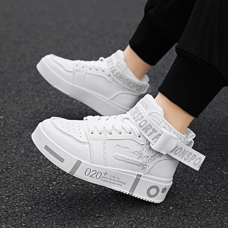 Four M2688 Women's Classic Low-Top Sneakers, Lace-Up Comfortable Hiking Shoes, Trendy Streetwear Basketball Sports Shoes, Korean Style Versatile for Outdoor Activities and All Seasons