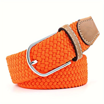 Men's Canvas Belt Women's Elastic Belt Korean Version Elastic Elastic Belt Golf Belt