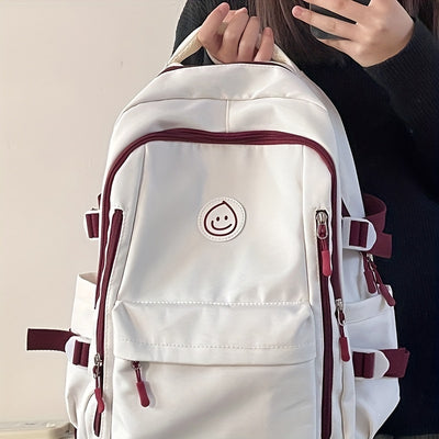 Schoolbag Female Junior High School Student High Capacity Korean Fashion Versatile College Style High School Student Backpack