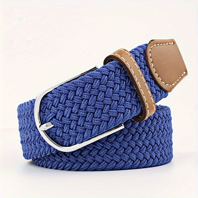 Men's Canvas Belt Women's Elastic Belt Korean Version Elastic Elastic Belt Golf Belt
