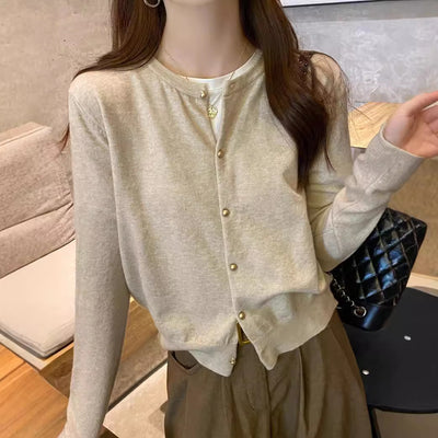 Women's Early Autumn Thin Type Long-sleeved Top