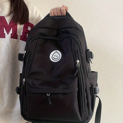Schoolbag Female Junior High School Student High Capacity Korean Fashion Versatile College Style High School Student Backpack