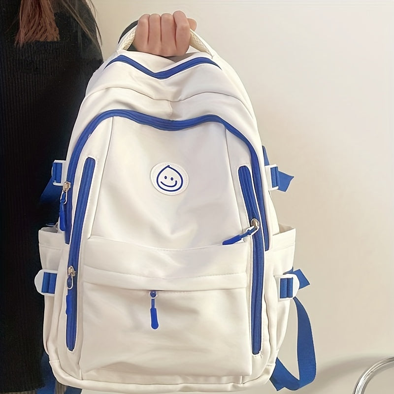 Schoolbag Female Junior High School Student High Capacity Korean Fashion Versatile College Style High School Student Backpack