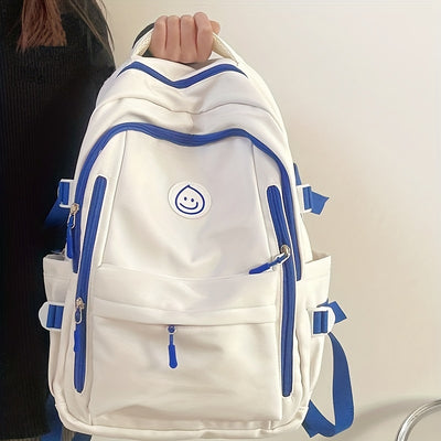 Schoolbag Female Junior High School Student High Capacity Korean Fashion Versatile College Style High School Student Backpack