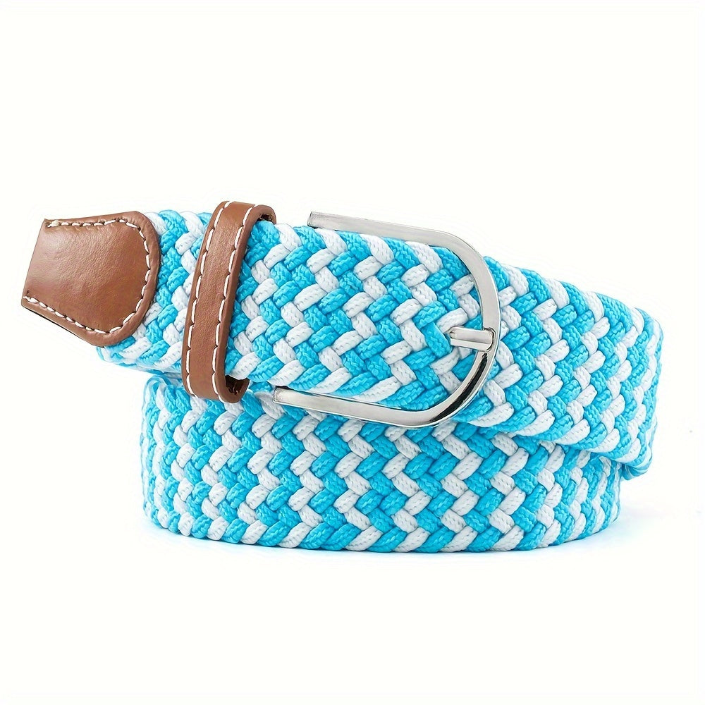 Men's Canvas Belt Women's Elastic Belt Korean Version Elastic Elastic Belt Golf Belt