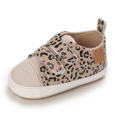 Toddler Baby Sneakers Soft Sole Non-slip Hook And Loop Fastener Shoes First Walkers Crib Shoes Girls And Boys