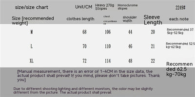 New Korean Style Back Patch Striped Short-sleeved Women's T-shirt