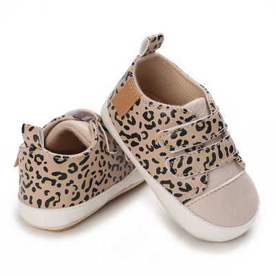Toddler Baby Sneakers Soft Sole Non-slip Hook And Loop Fastener Shoes First Walkers Crib Shoes Girls And Boys