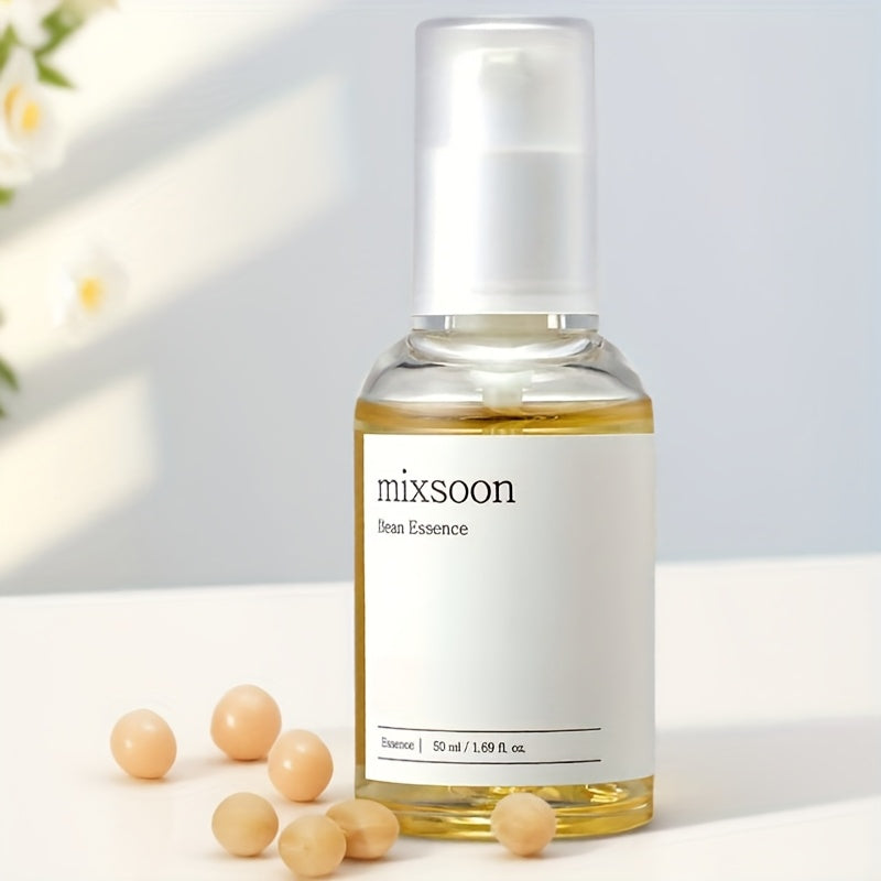 Mixsoon Bean Essence Serum - Hydrating & Refining Face Serum With Hyaluronic Acid & Natural Extracts - Korean Skincare For Radiant Skin - 1, 6 Fl Oz