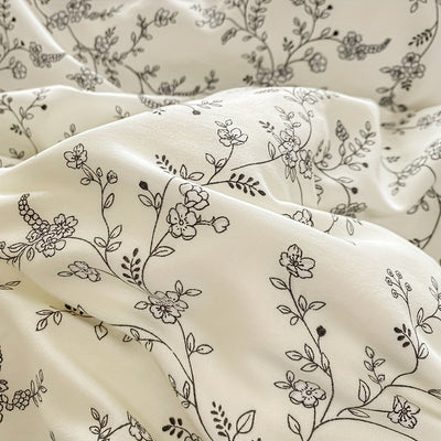 [Soft Duvet Cover] 3pcs Korean-Style Reversible Duvet Cover Set | 1 Duvet Cover + 2 Pillowcases, Soft, Breathable, Charmingly Minimalistic, Comfortable, AA Side Design, Suitable As Gifts for Valentine's Day, Thanksgiving, Mot