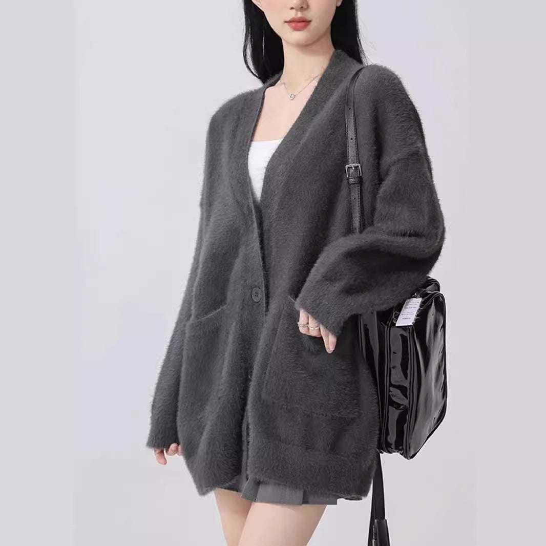 Women's High-grade Loose Soft Glutinous Lazy Coat
