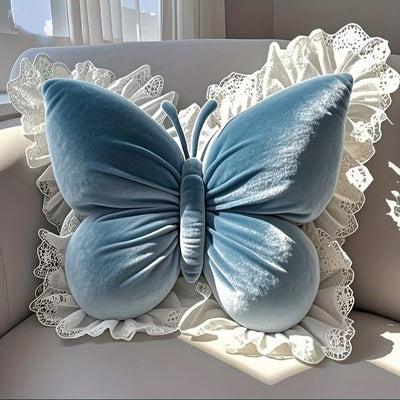 Butterfly shaped throw pillow, bedroom sofa decoration cute cushion, home fun ornament, Bedroom Accent, Home Decor, Butterfly Design, Contemporary Style, Highquality Cushion, Seamless Stitching, Stylish Cushion, Accent Pillow