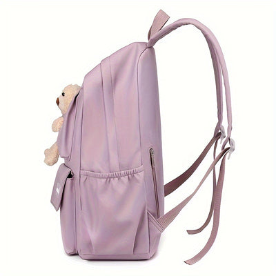 Stylish And Attractive Women'S Backpack in a Simple Korean Design, Perfect for And Versatile for Any Outfit. [Zipper Pull Direction Random]