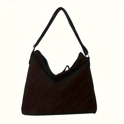 Large-capacity Ins Korean Student Letter Canvas Tote Bag, Simple And Versatile One-shoulder Crossbody