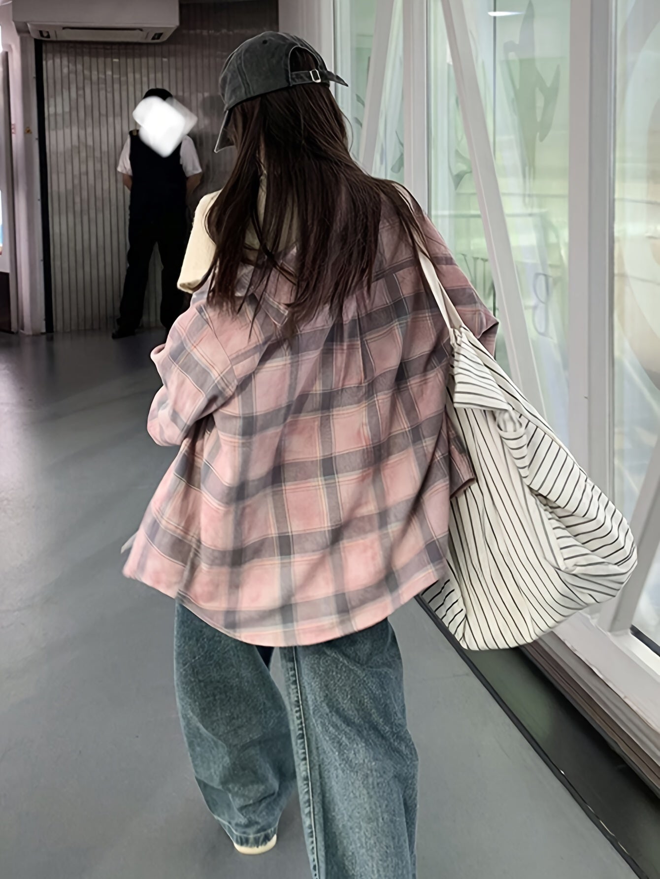 Plaid Print Button Front Shirt