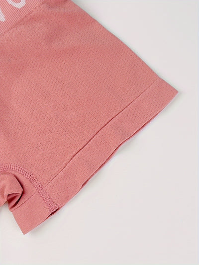 [6pcs] Letter Print Seamless Boyshorts