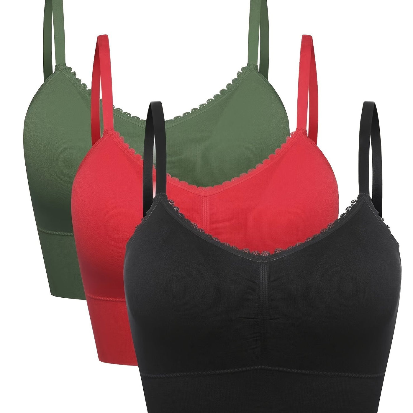 [3pcs] Seamless High-Elasticity Bras