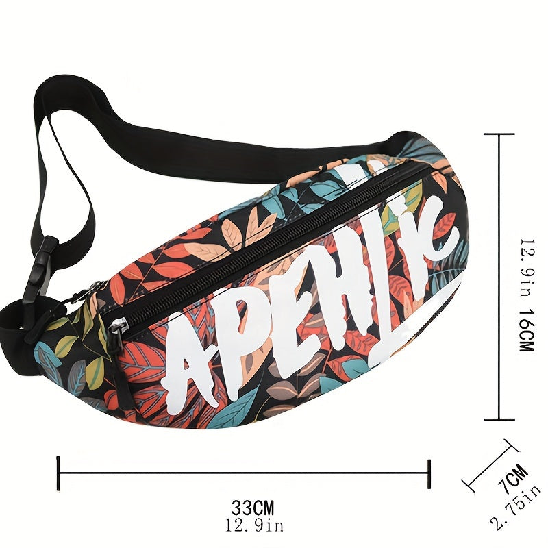 Men's and Women's Chest Bag, Shoulder Crossbody Bag, Adjustable Shoulder Bag, Motorcycle Korean Style Casual Small Waist Bag, Men's Bag