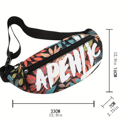 Men's and Women's Chest Bag, Shoulder Crossbody Bag, Adjustable Shoulder Bag, Motorcycle Korean Style Casual Small Waist Bag, Men's Bag