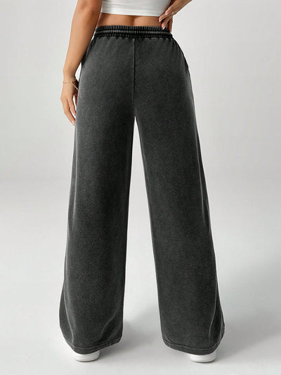 High-Waisted Wide-Leg Pants