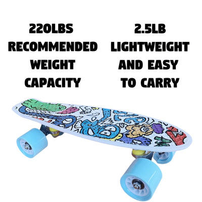 Skateboard adult skateboard park skateboard street skateboard complete skateboard mini cruiser skateboard parade outdoor equipment compact and easy to carry skateboard commuter suitable for backpack storage locker.